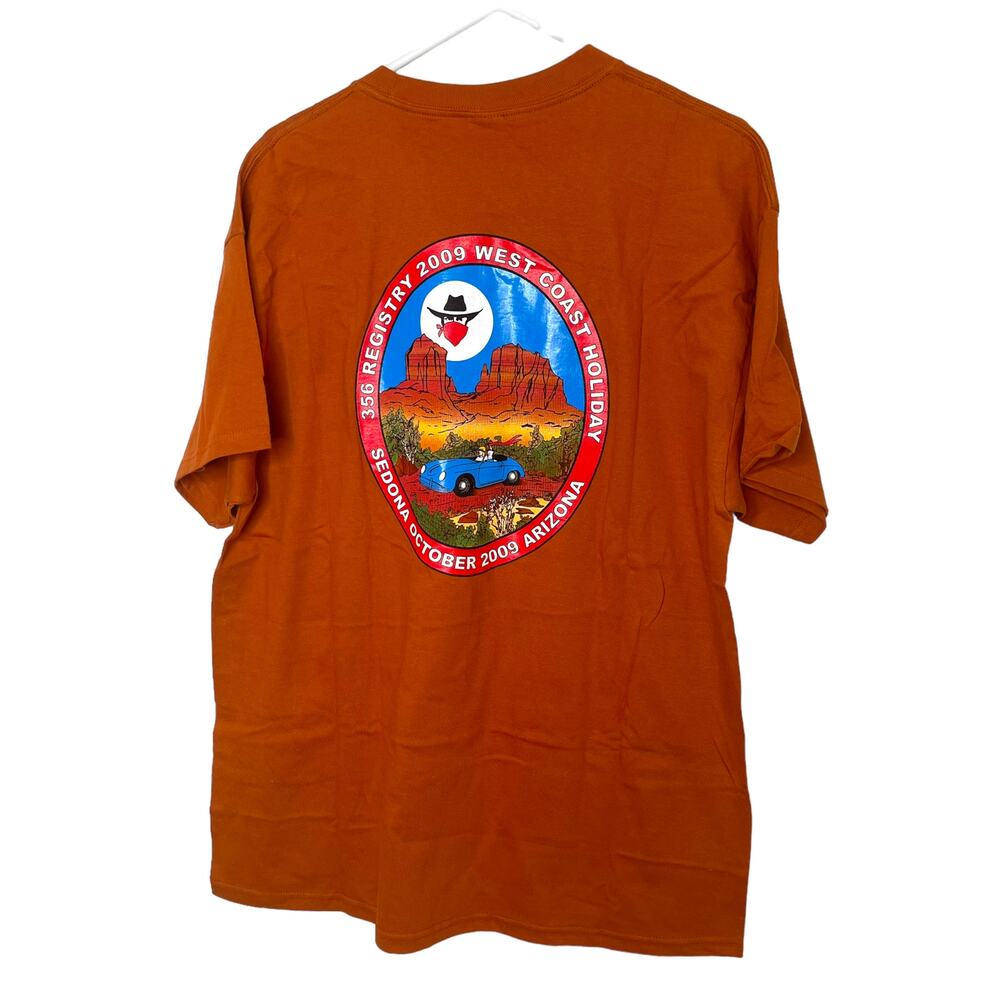 Hanes 356 Registry 2009 West Coast Holiday Sedona Arizona Oct Porsche Shirt L